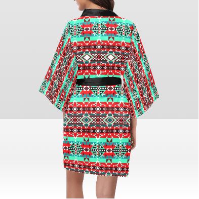 After the Southwest Rain Kimono Robe Artsadd