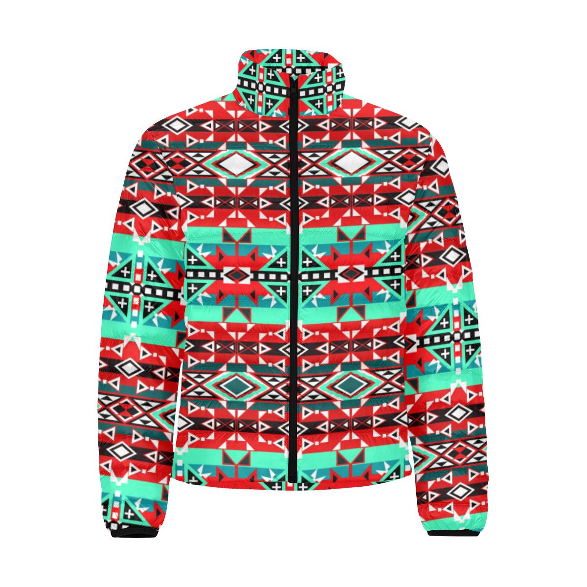 After the Southwest Rain Men's Stand Collar Padded Jacket (Model H41) Men's Stand Collar Padded Jacket (H41) e-joyer