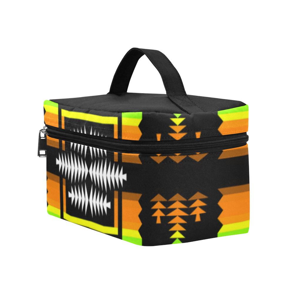 Autumn Fire Sage Cosmetic Bag/Large (Model 1658) Cosmetic Bag e-joyer