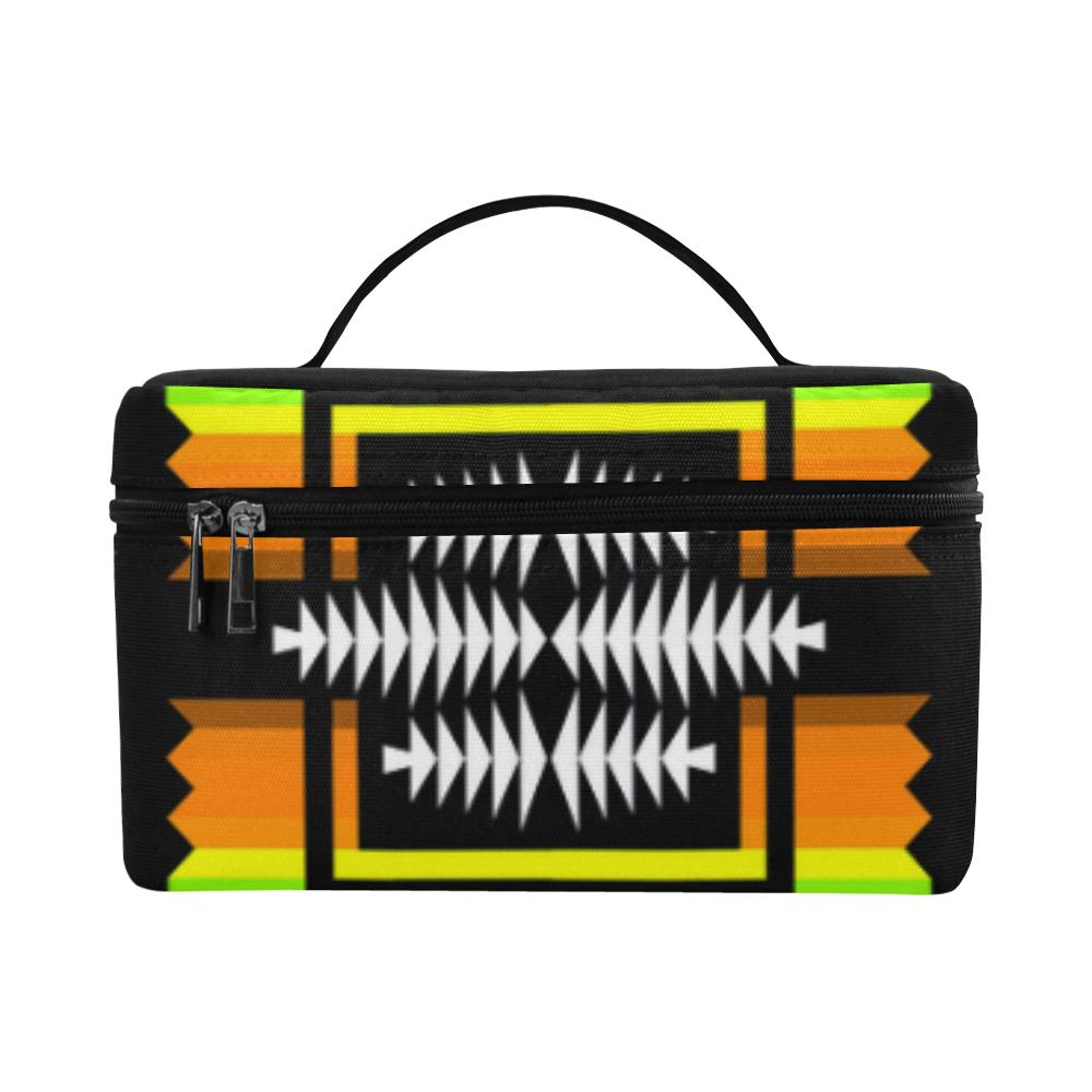 Autumn Fire Sage Cosmetic Bag/Large (Model 1658) Cosmetic Bag e-joyer