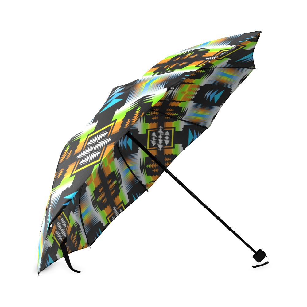 Autumn Fire Sage Foldable Umbrella Foldable Umbrella e-joyer