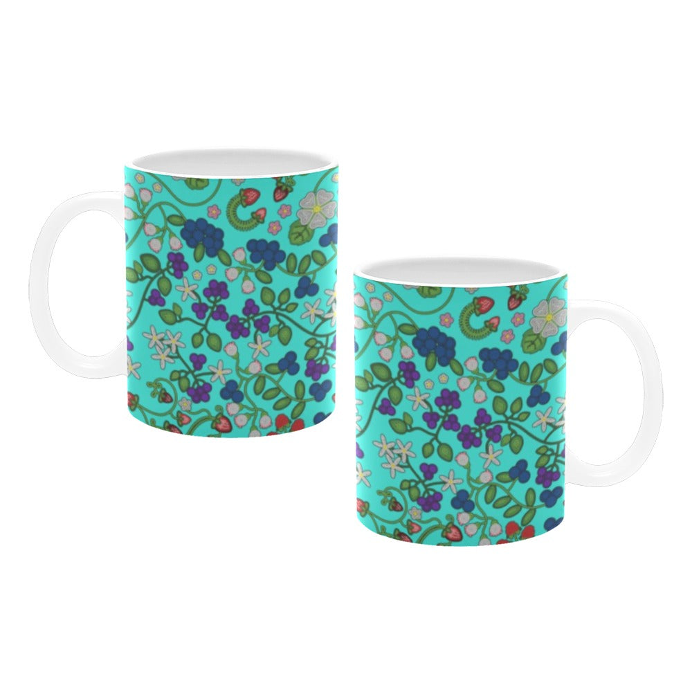 Grandmother Stories Turquoise White Mug(11OZ)