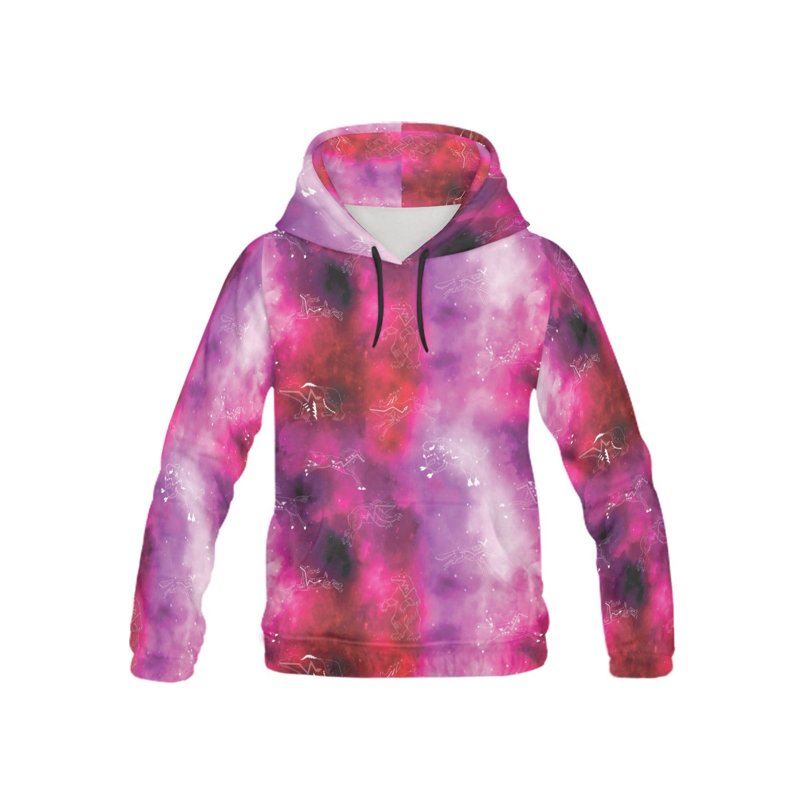 Animal Ancestors 8 Gaseous Clouds Pink and Red Hoodie for Kid (USA Size)