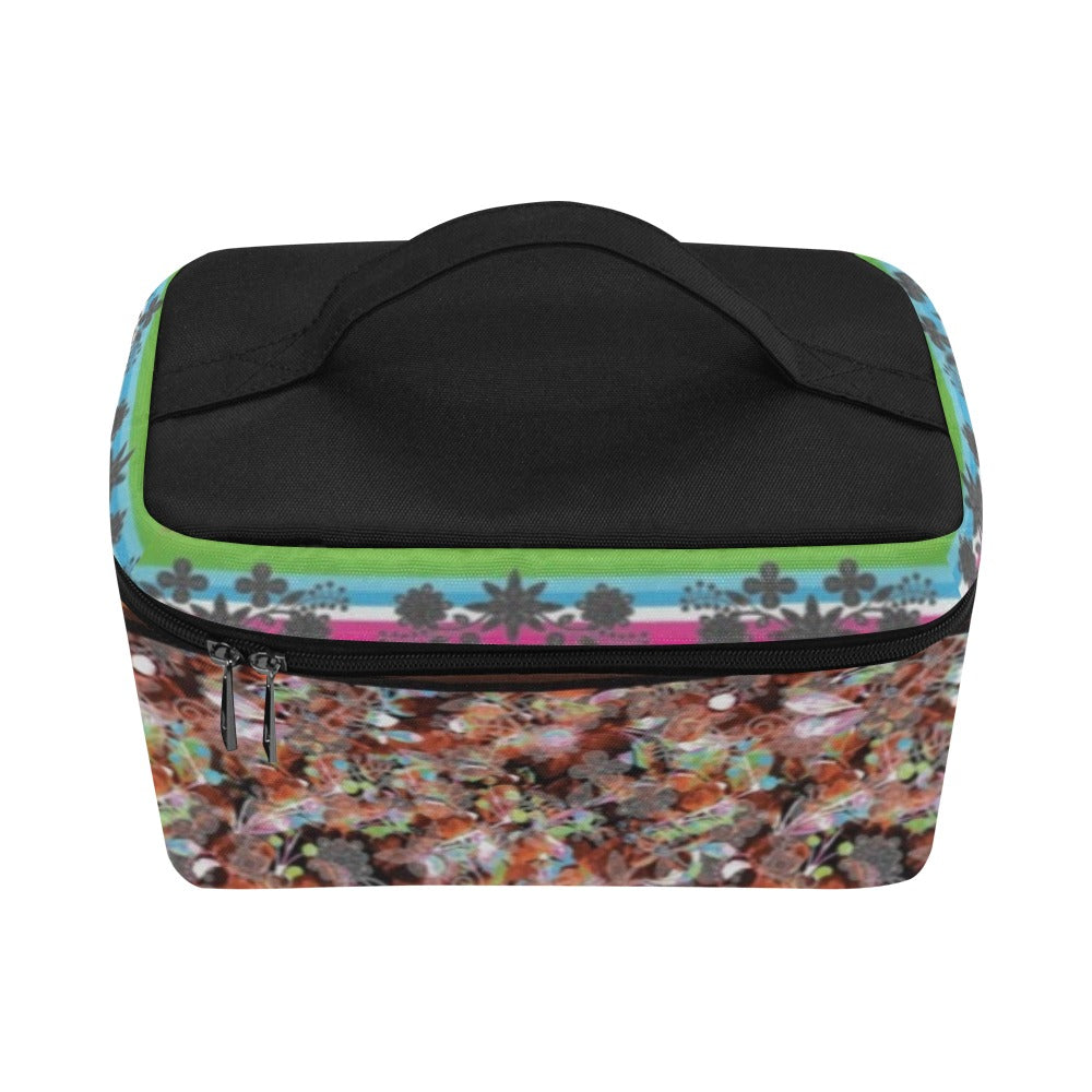 Culture in Nature Orange Cosmetic Bag/Large