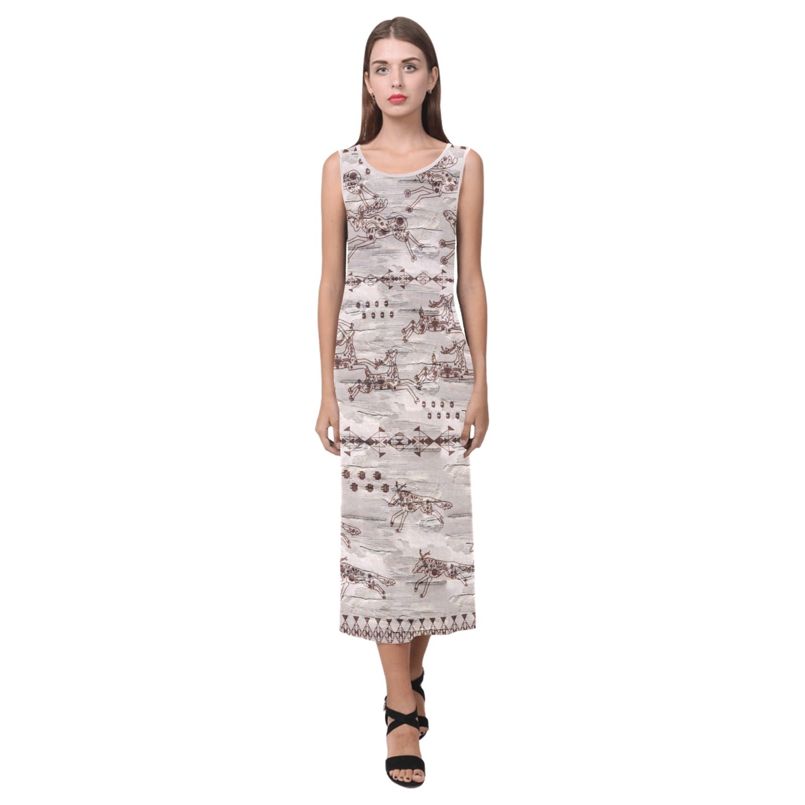 River Trail Journey Phaedra Sleeveless Open Fork Long Dress main image 1
