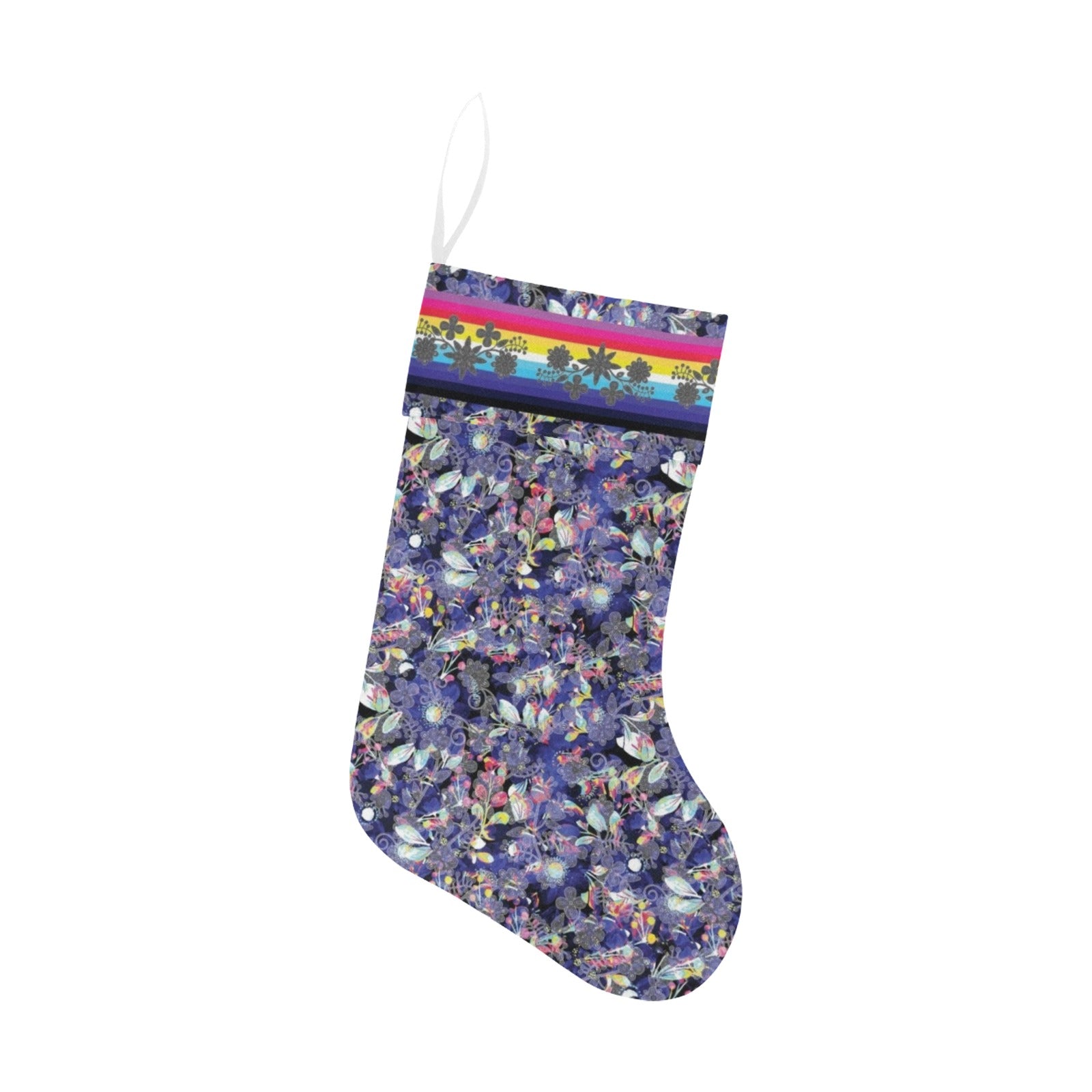 Culture in Nature Blue Christmas Stocking