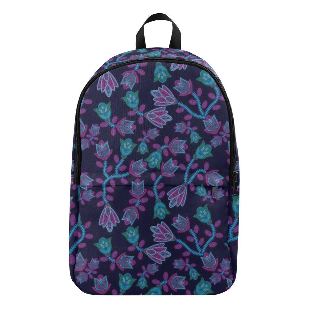 Beaded Blue Nouveau Fabric Backpack for Adult (Model 1659) Casual Backpack for Adult (1659) e-joyer