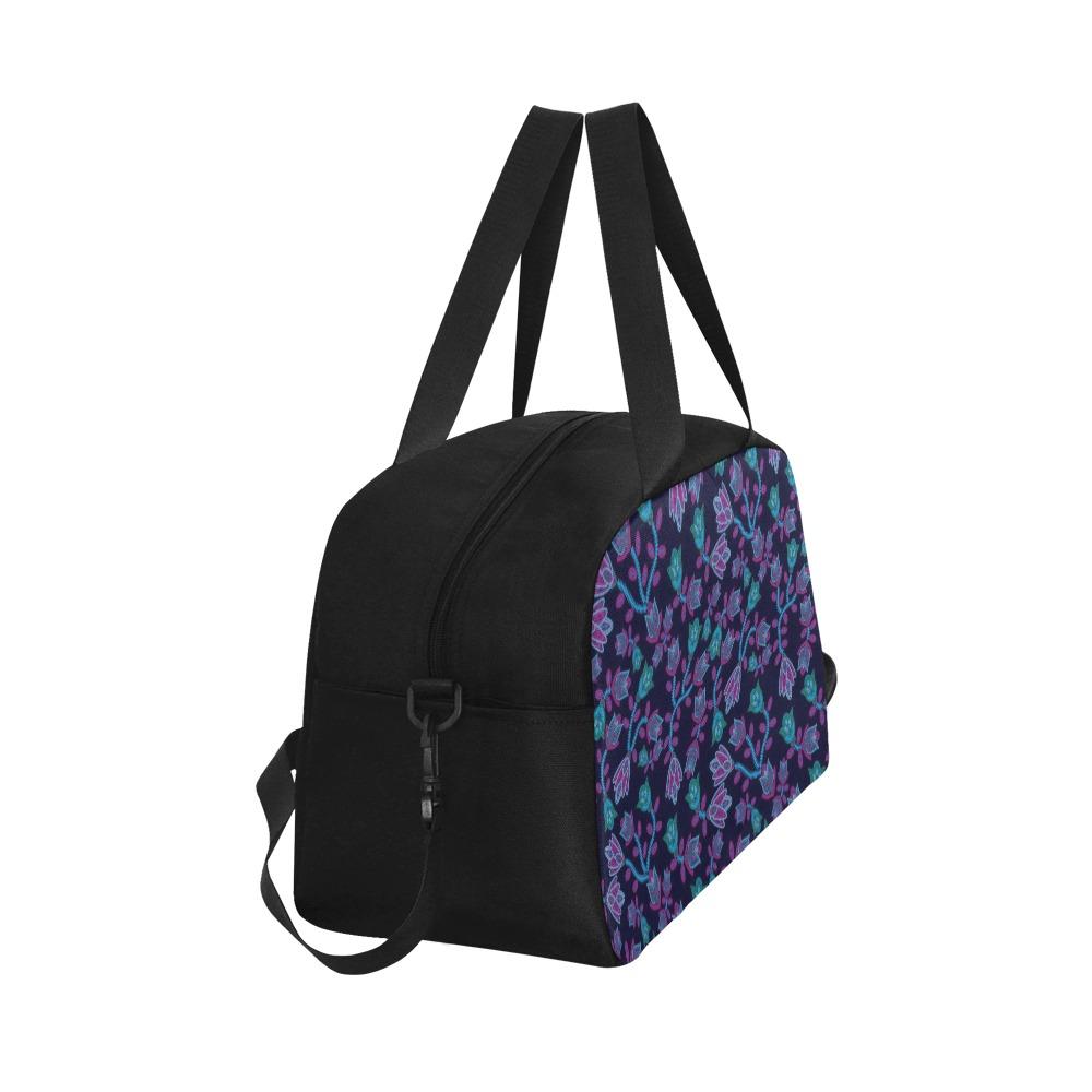 Beaded Blue Nouveau Fitness Handbag (Model 1671) Fitness Handbag (1671) e-joyer