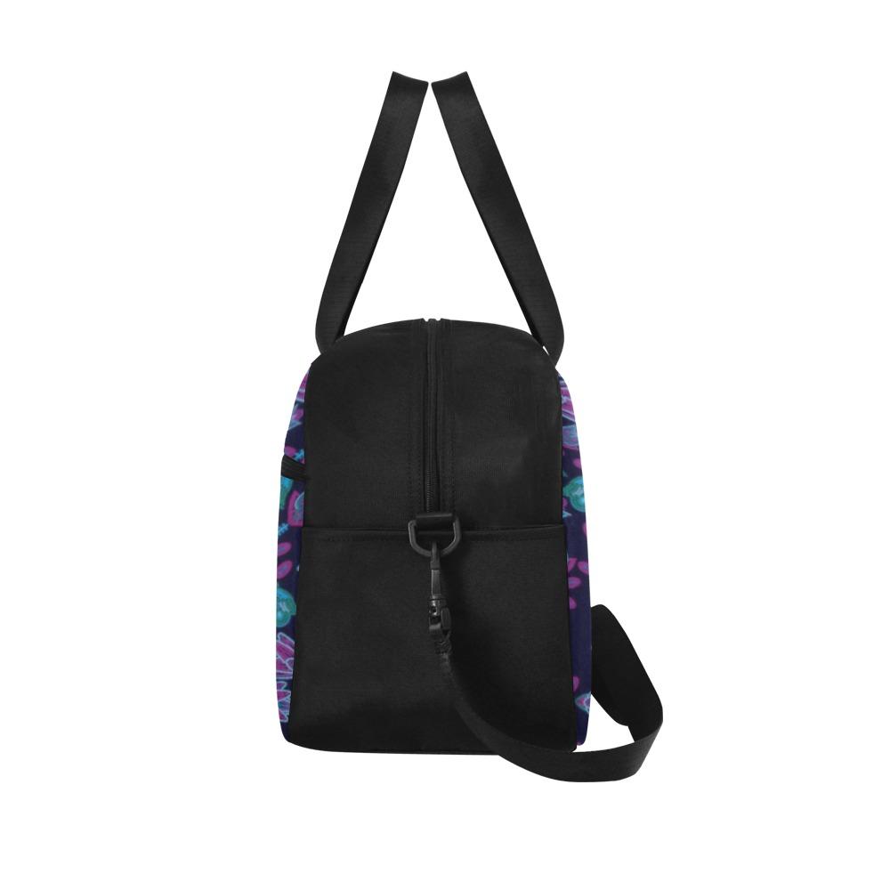 Beaded Blue Nouveau Fitness Handbag (Model 1671) Fitness Handbag (1671) e-joyer