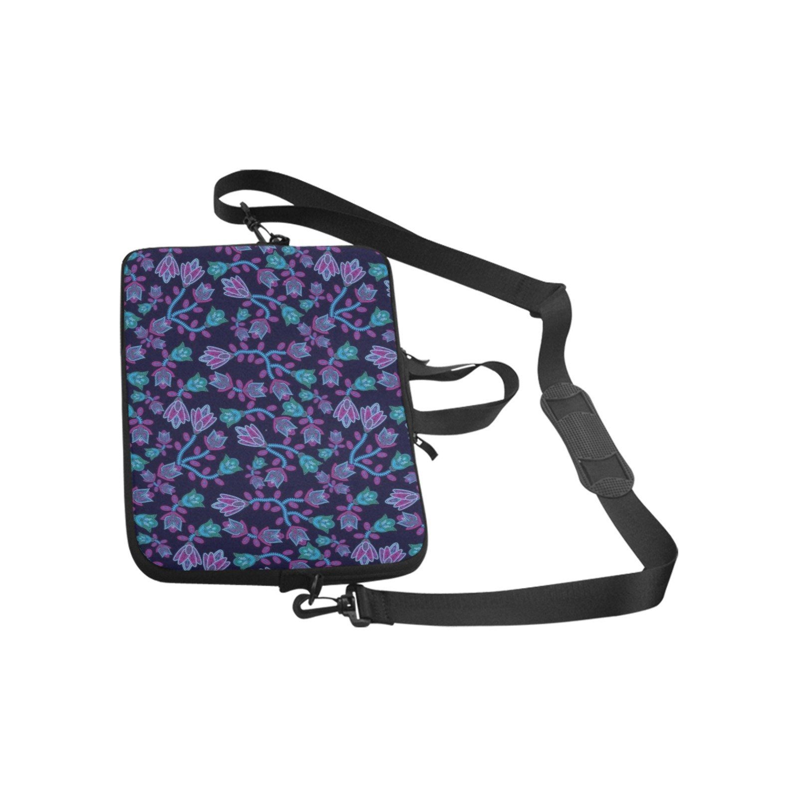 Beaded Blue Nouveau Laptop Handbags 11" bag e-joyer