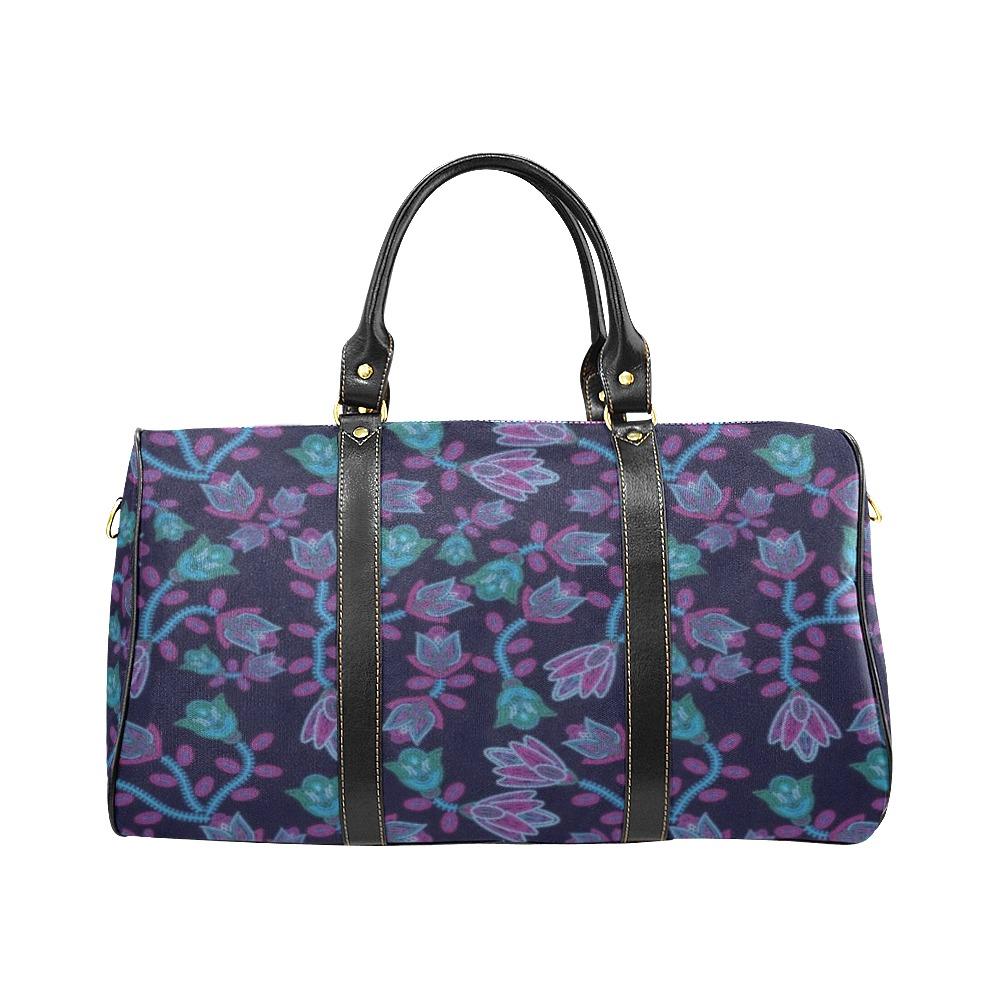 Beaded Blue Nouveau New Waterproof Travel Bag/Small (Model 1639) bag e-joyer