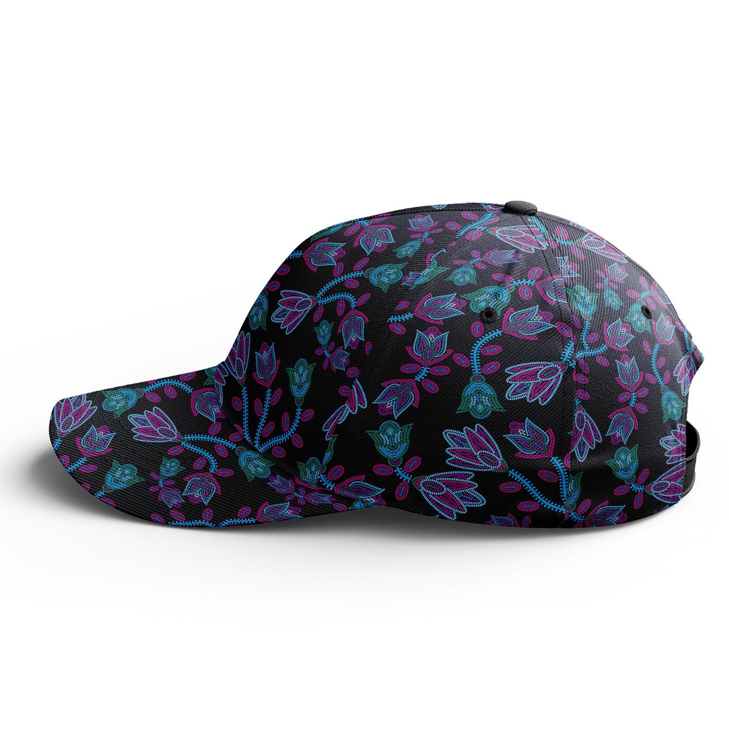 Beaded Blue Nouveau Snapback Hat hat Herman