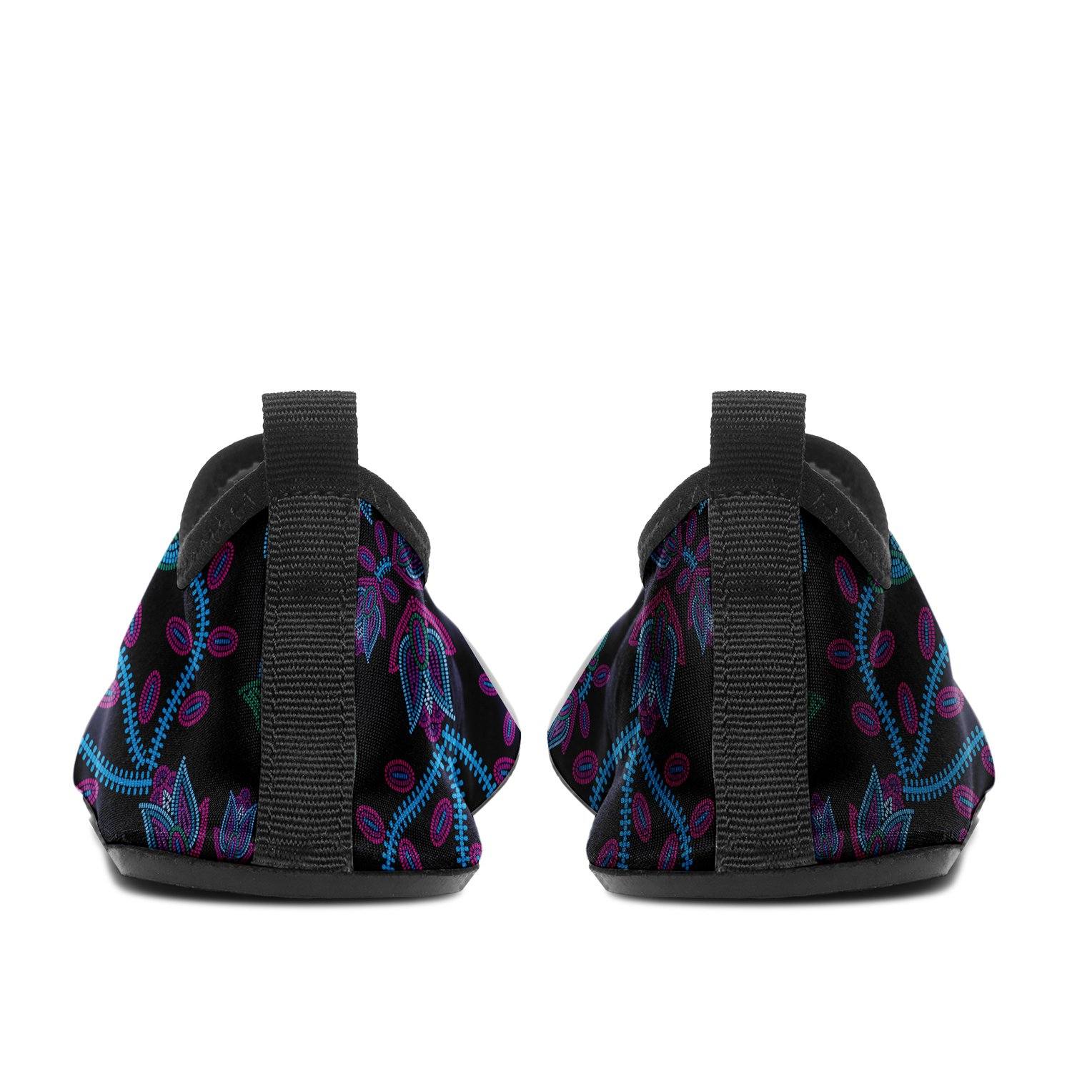 Beaded Blue Nouveau Sockamoccs Slip On Shoes Herman