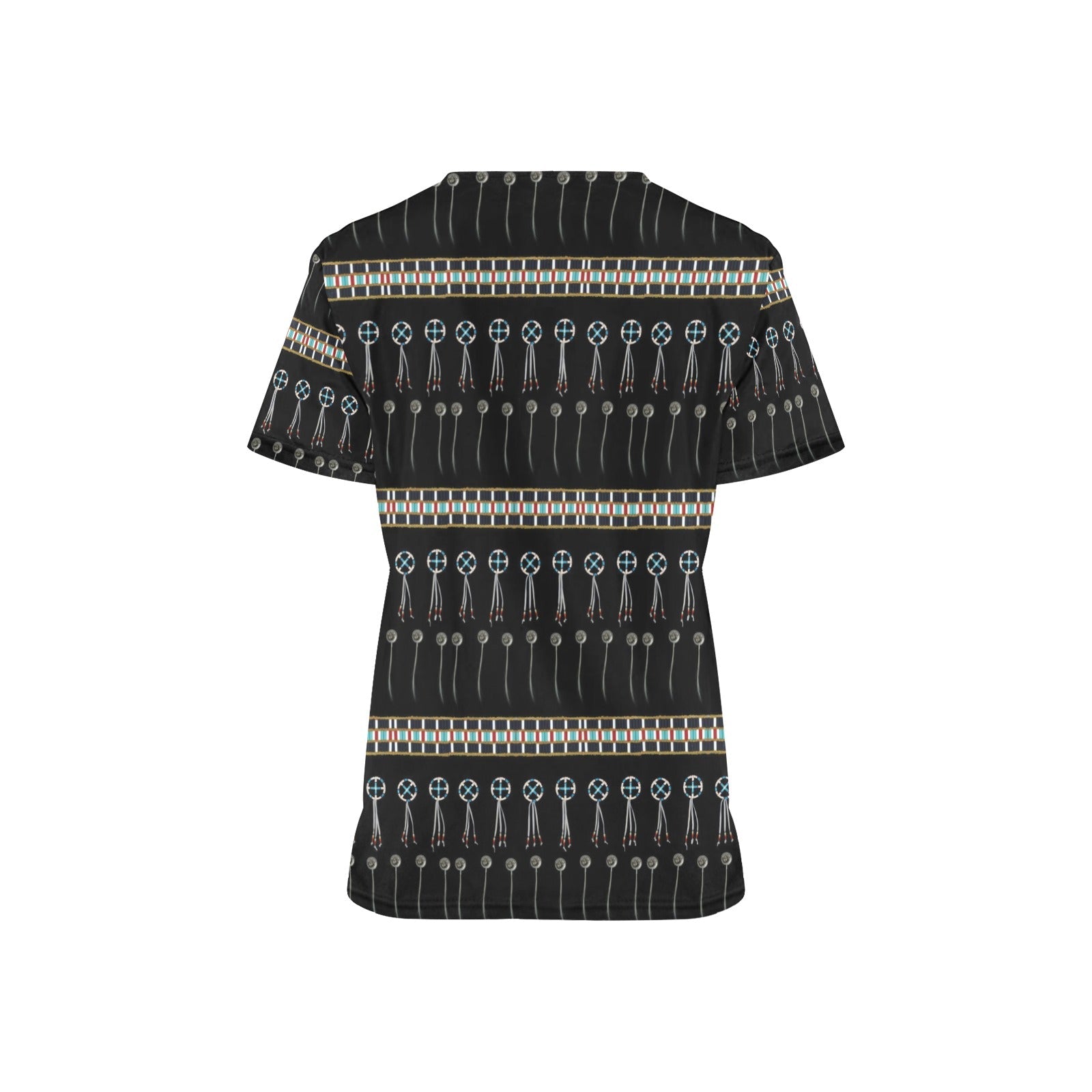 Beaded Bracelet All Over Print Scrub Top Scrub Top e-joyer