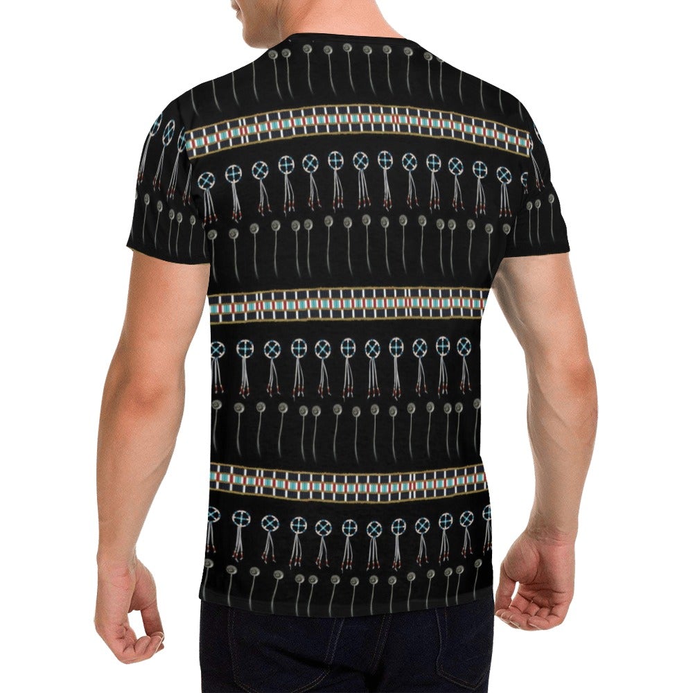 Beaded Bracelet All Over Print T-Shirt for Men (USA Size) (Model T40) All Over Print T-Shirt for Men (T40) e-joyer