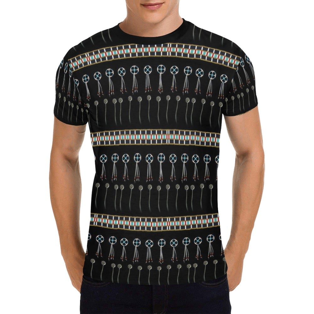 Beaded Bracelet All Over Print T-Shirt for Men (USA Size) (Model T40) All Over Print T-Shirt for Men (T40) e-joyer