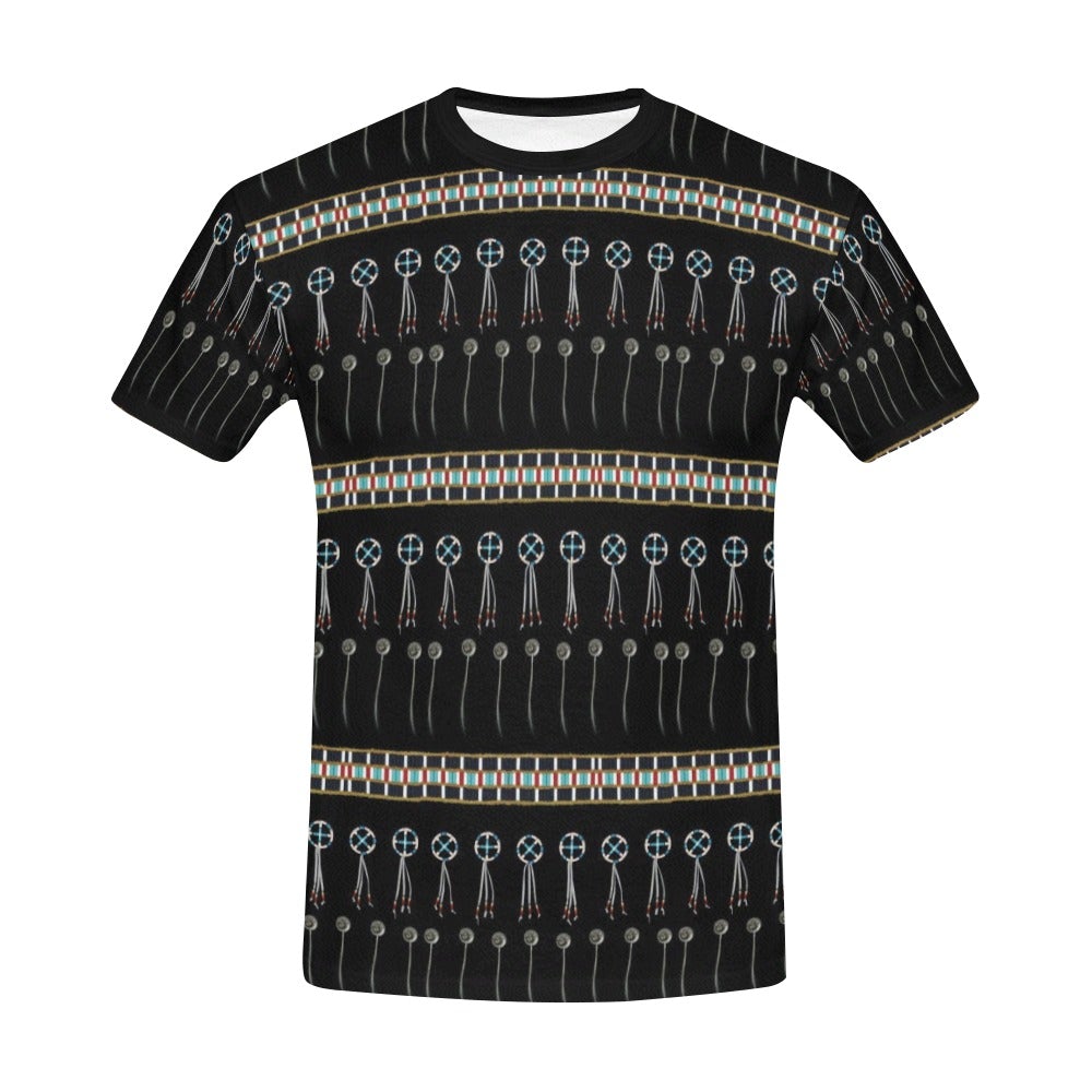 Beaded Bracelet All Over Print T-Shirt for Men (USA Size) (Model T40) All Over Print T-Shirt for Men (T40) e-joyer