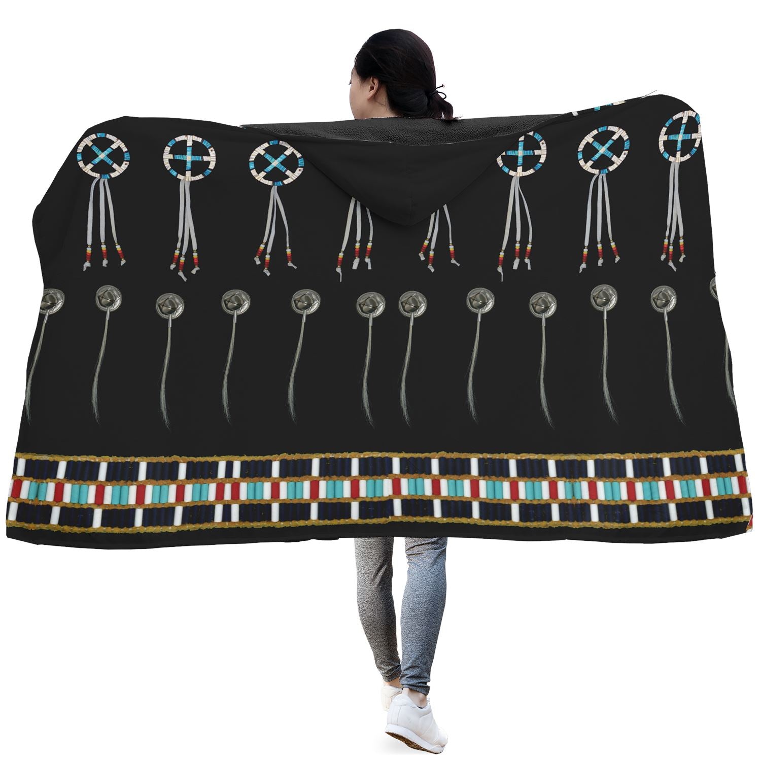 Beaded Bracelet Hooded Blanket blanket 49 Dzine