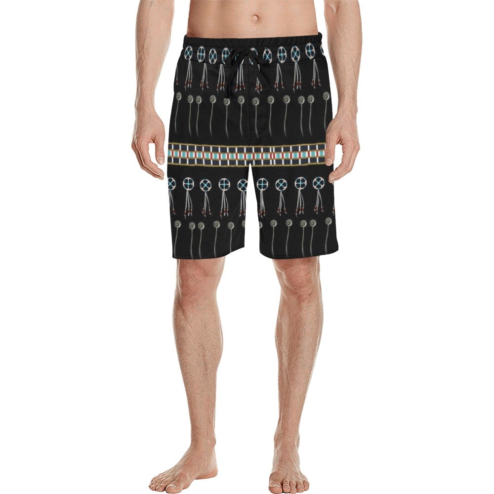 Beaded Bracelet Men's All Over Print Casual Shorts (Model L23) short e-joyer 