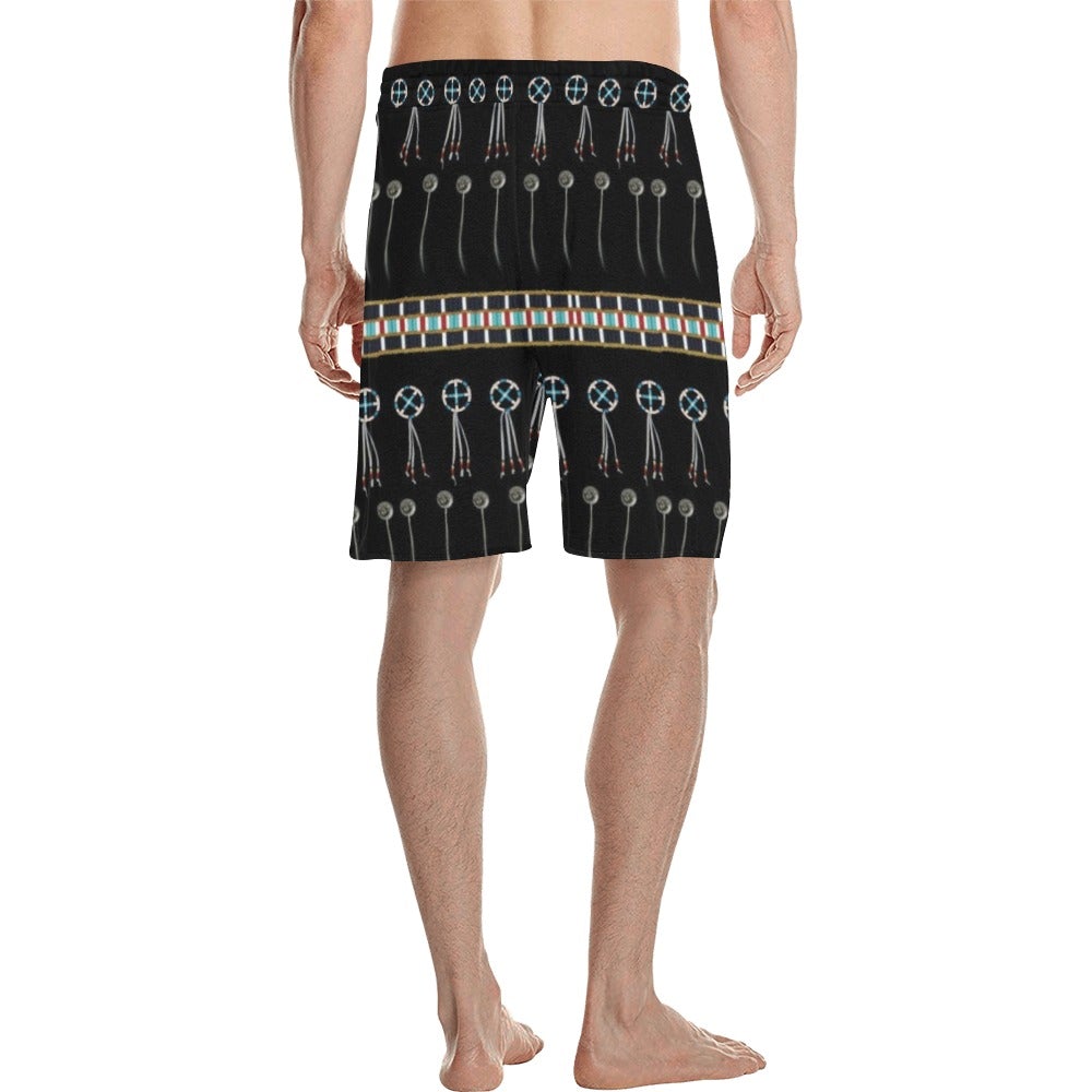 Beaded Bracelet Men's All Over Print Casual Shorts (Model L23) short e-joyer 