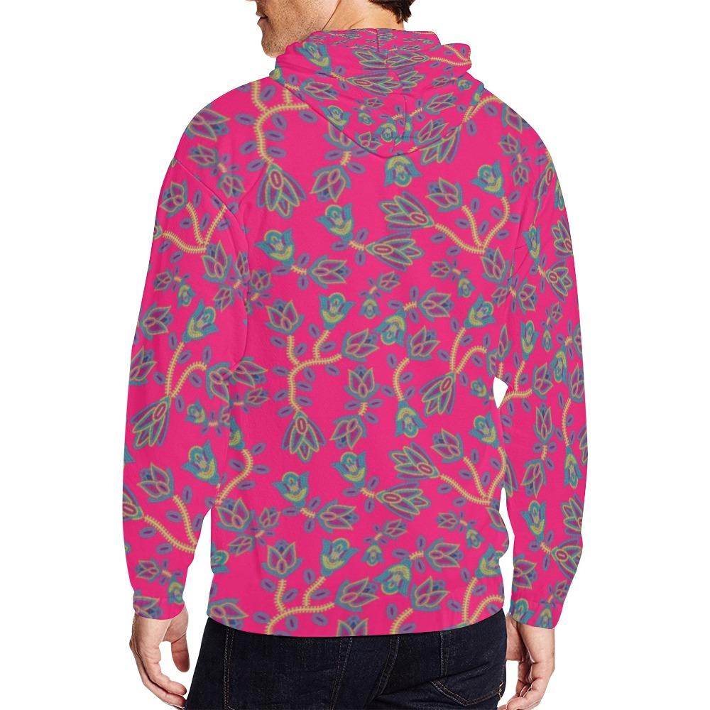 Beaded Lemonade All Over Print Full Zip Hoodie for Men (Model H14) All Over Print Full Zip Hoodie for Men (H14) e-joyer
