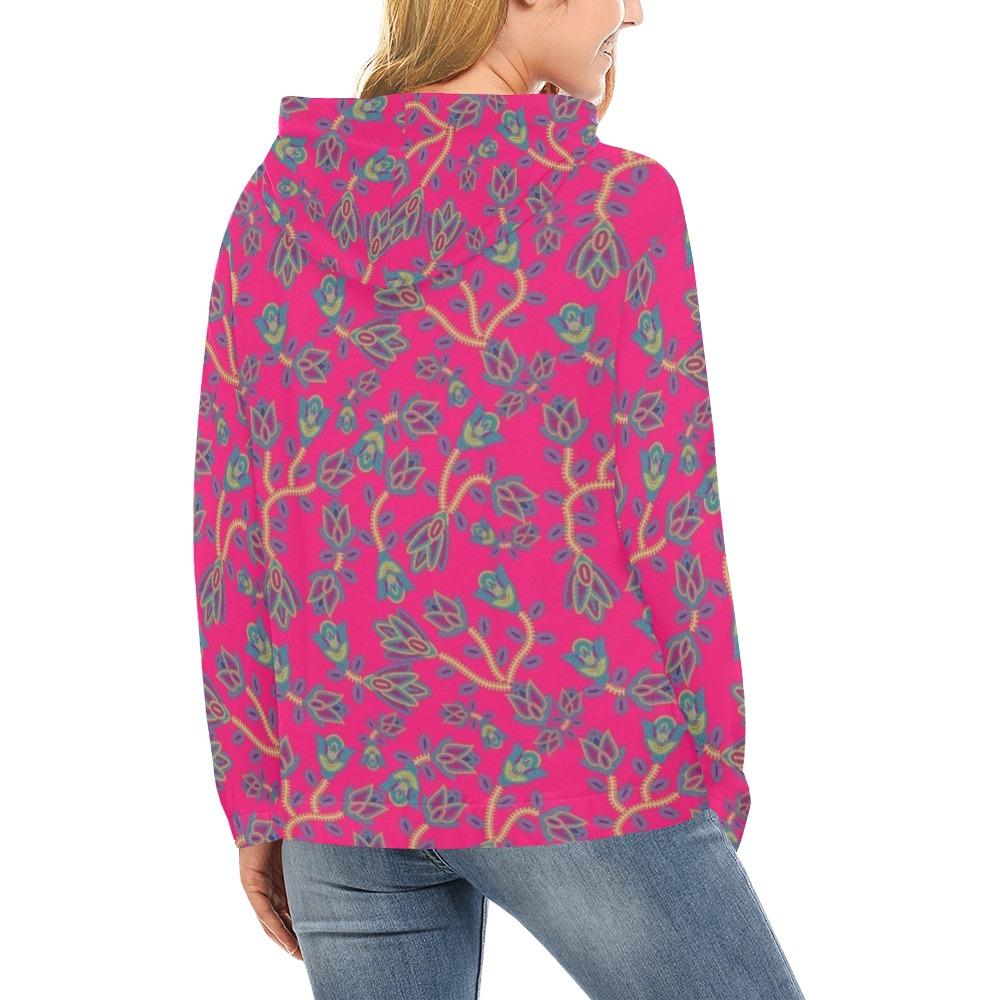 Beaded Lemonade All Over Print Hoodie for Women (USA Size) (Model H13) All Over Print Hoodie for Women (H13) e-joyer