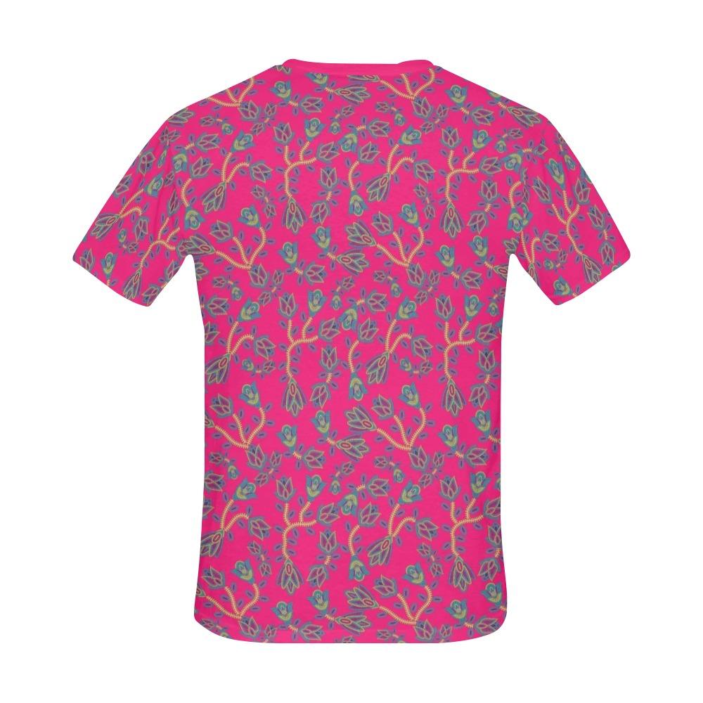 Beaded Lemonade All Over Print T-Shirt for Men (USA Size) (Model T40) All Over Print T-Shirt for Men (T40) e-joyer