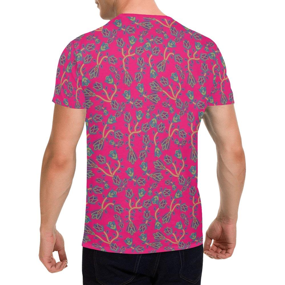 Beaded Lemonade All Over Print T-Shirt for Men (USA Size) (Model T40) All Over Print T-Shirt for Men (T40) e-joyer