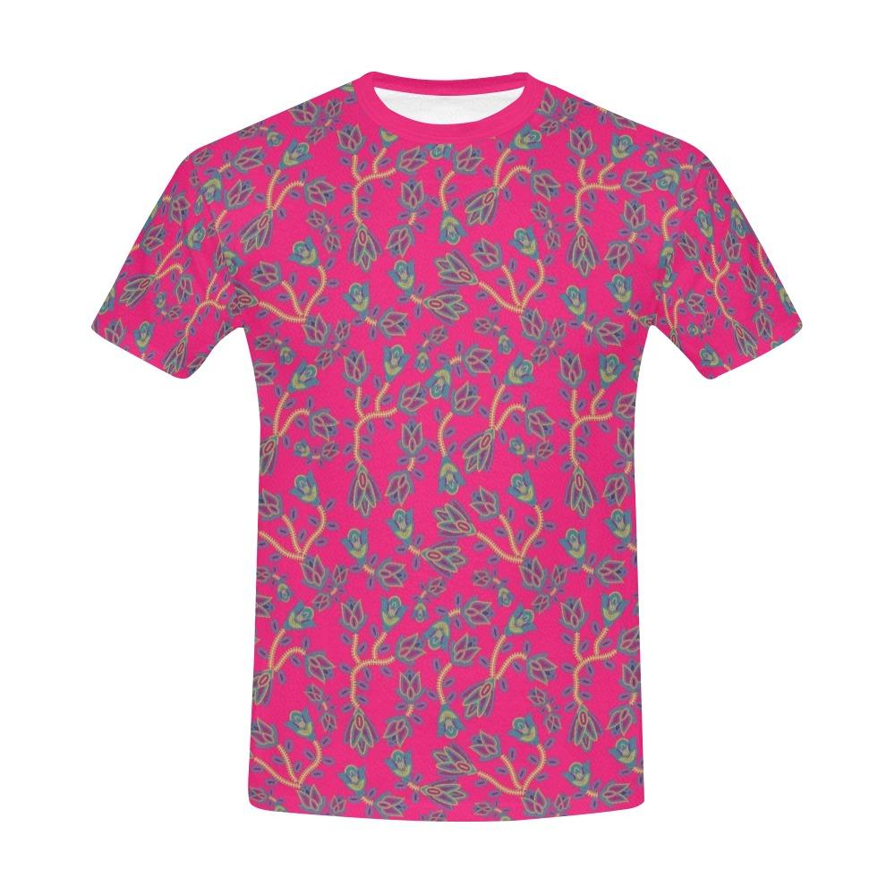 Beaded Lemonade All Over Print T-Shirt for Men (USA Size) (Model T40) All Over Print T-Shirt for Men (T40) e-joyer