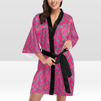 Beaded Lemonade Kimono Robe Artsadd