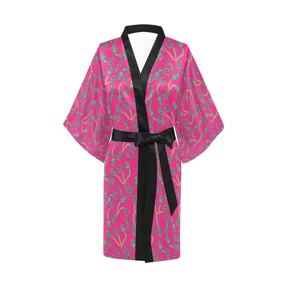 Beaded Lemonade Kimono Robe Artsadd