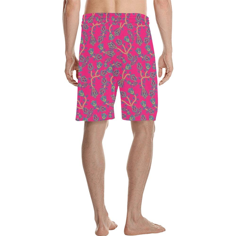 Beaded Lemonade Men's All Over Print Casual Shorts (Model L23) short e-joyer