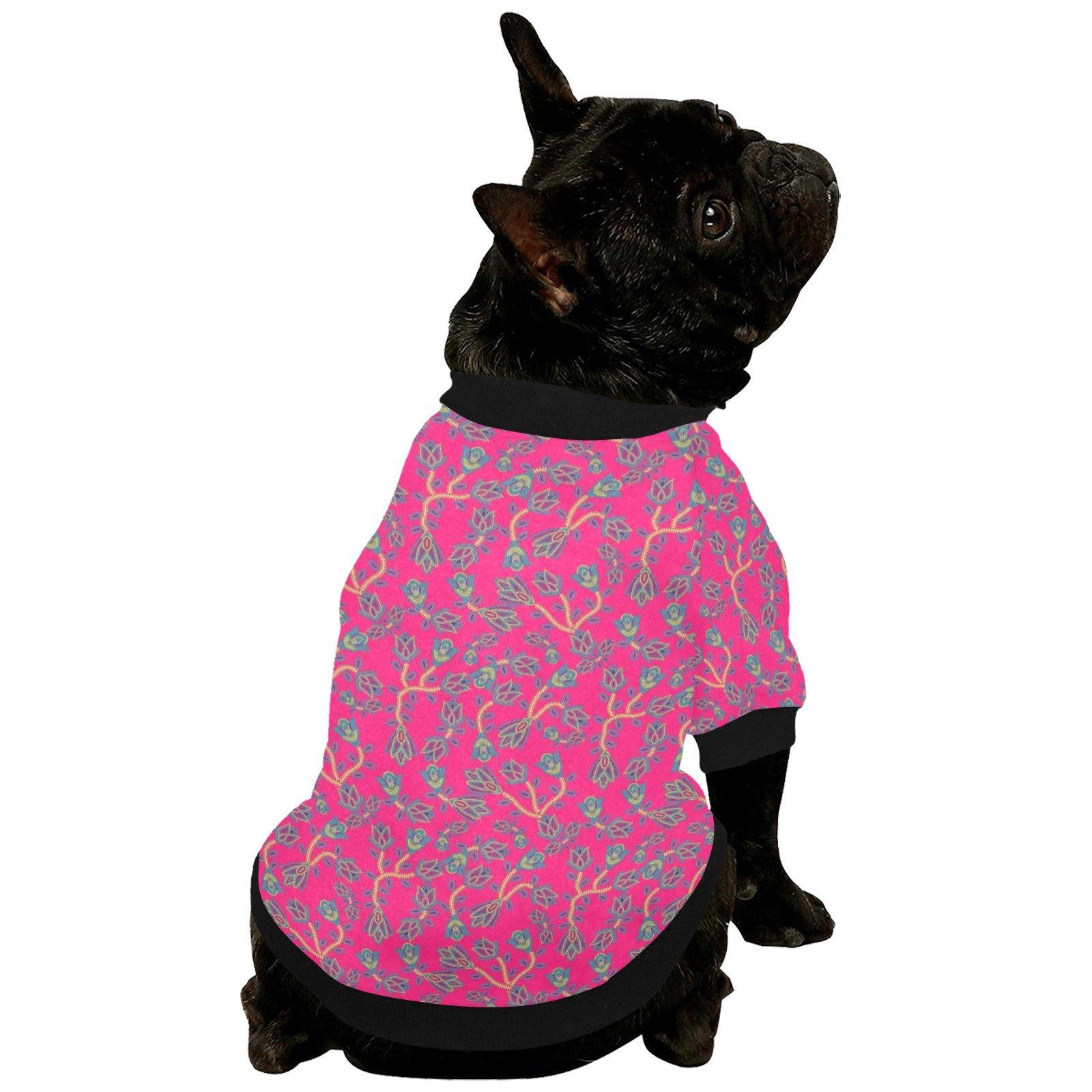 Beaded Lemonade Pet Dog Round Neck Shirt Pet Dog Round Neck Shirt e-joyer 