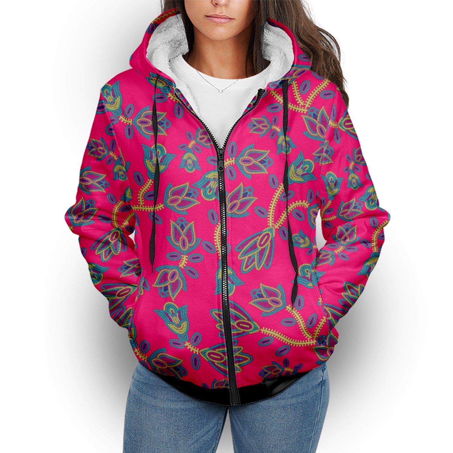 Beaded Lemonade Sherpa Hoodie hoodie Herman