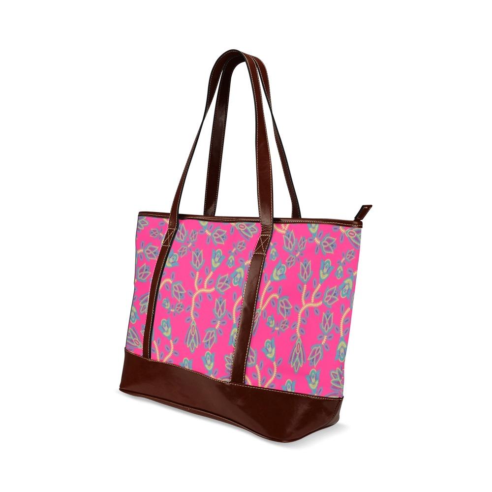 Beaded Lemonade Tote Handbag (Model 1642) Tote Handbags (1642) e-joyer