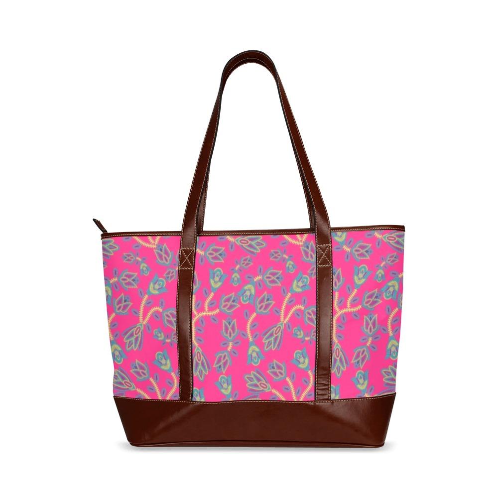 Beaded Lemonade Tote Handbag (Model 1642) Tote Handbags (1642) e-joyer