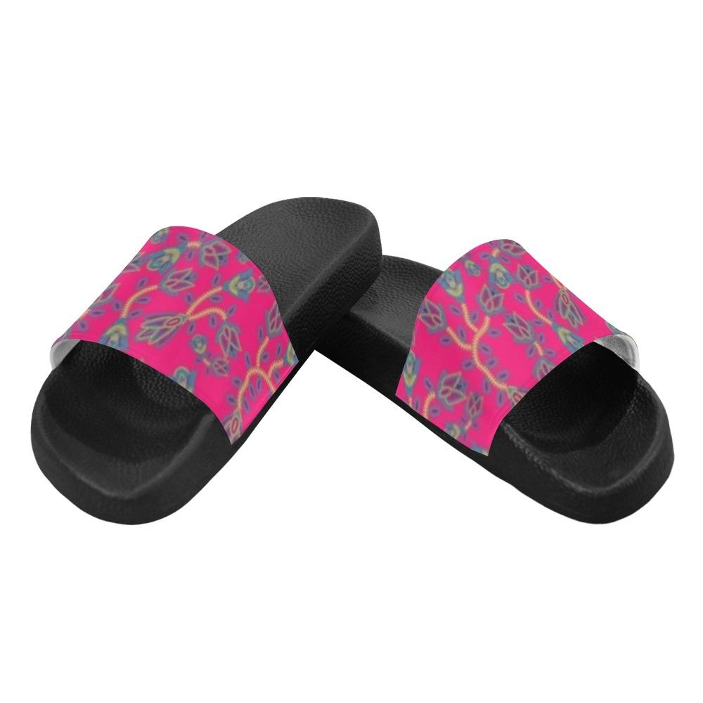 Beaded Lemonade Women's Slide Sandals (Model 057) Women's Slide Sandals (057) e-joyer
