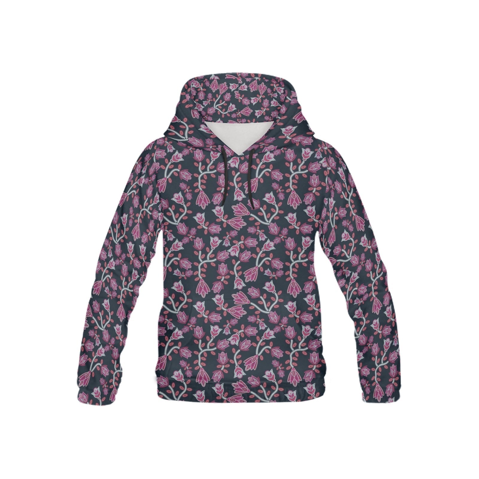 Beaded Pink All Over Print Hoodie for Kid (USA Size) (Model H13) All Over Print Hoodie for Kid (H13) e-joyer
