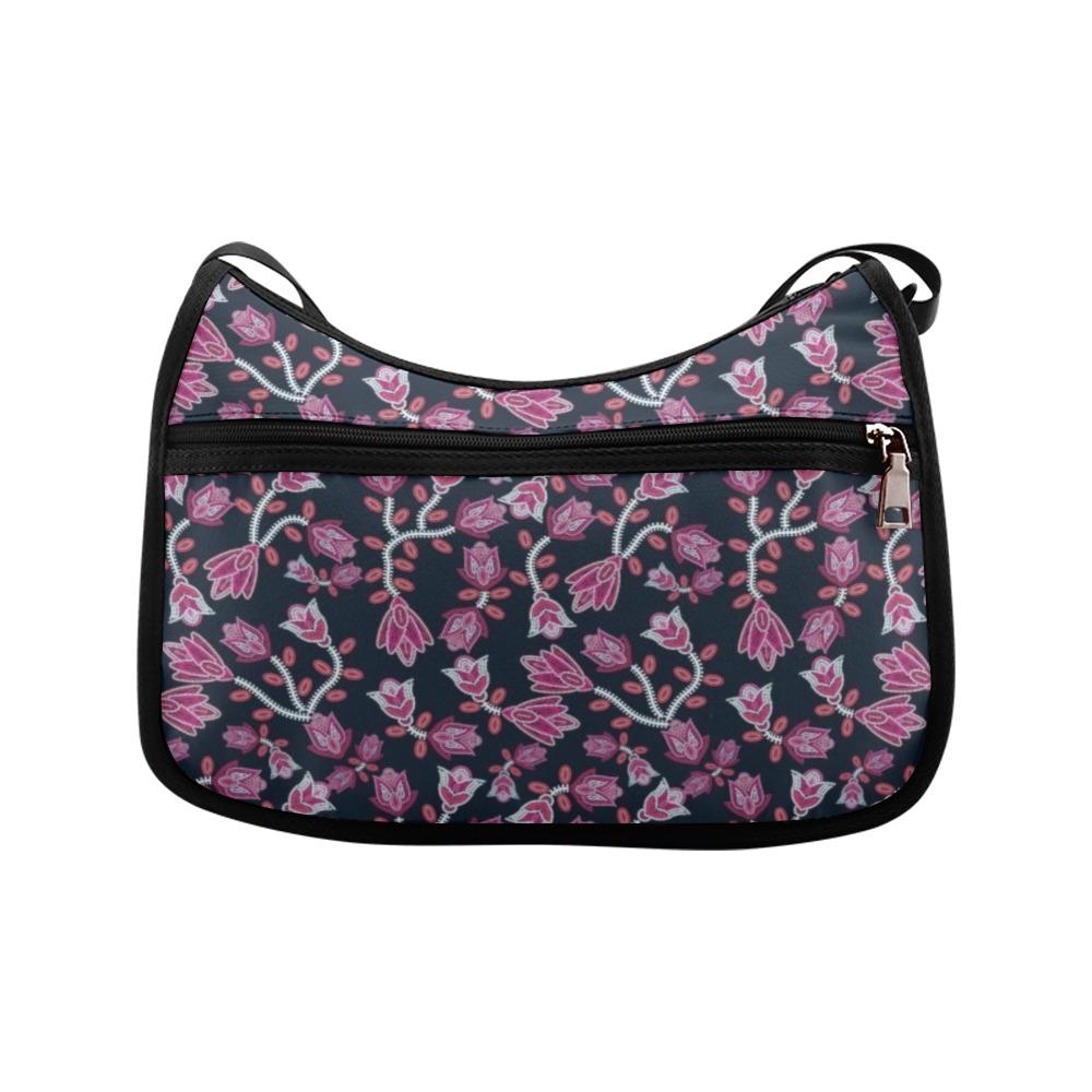 Beaded Pink Crossbody Bags (Model 1616) Crossbody Bags (1616) e-joyer