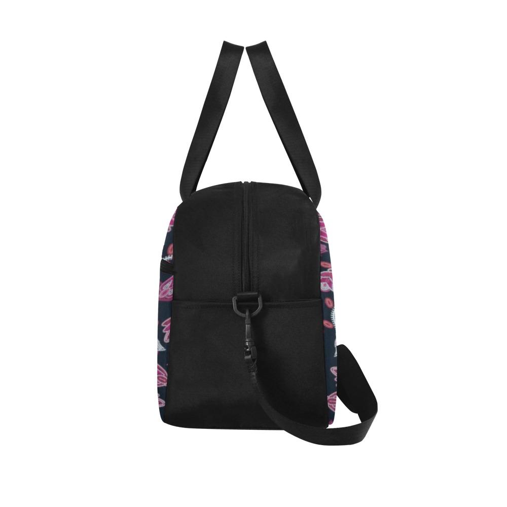 Beaded Pink Fitness Handbag (Model 1671) Fitness Handbag (1671) e-joyer