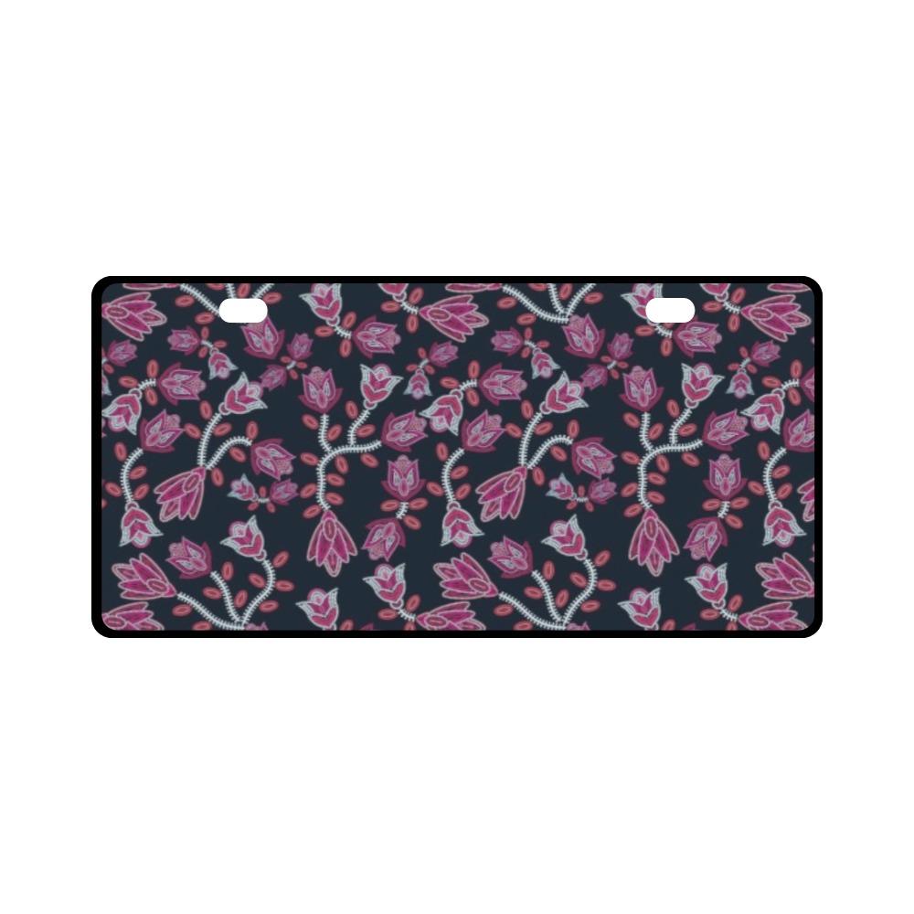 Beaded Pink License Plate License Plate e-joyer