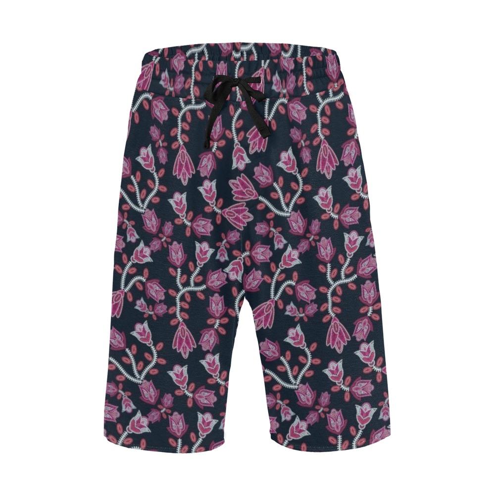 Beaded Pink Men's All Over Print Casual Shorts (Model L23) short e-joyer