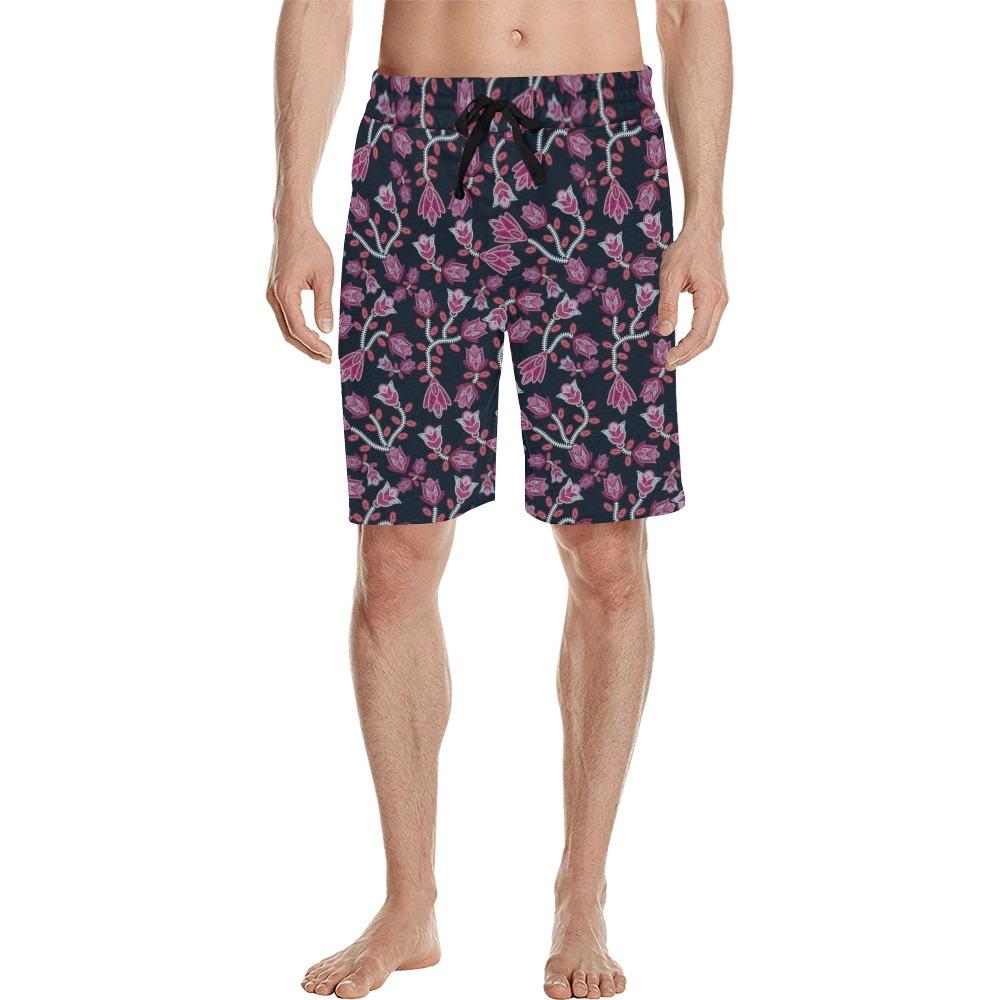 Beaded Pink Men's All Over Print Casual Shorts (Model L23) short e-joyer