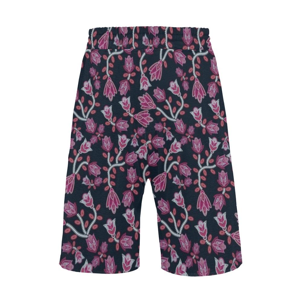 Beaded Pink Men's All Over Print Casual Shorts (Model L23) short e-joyer