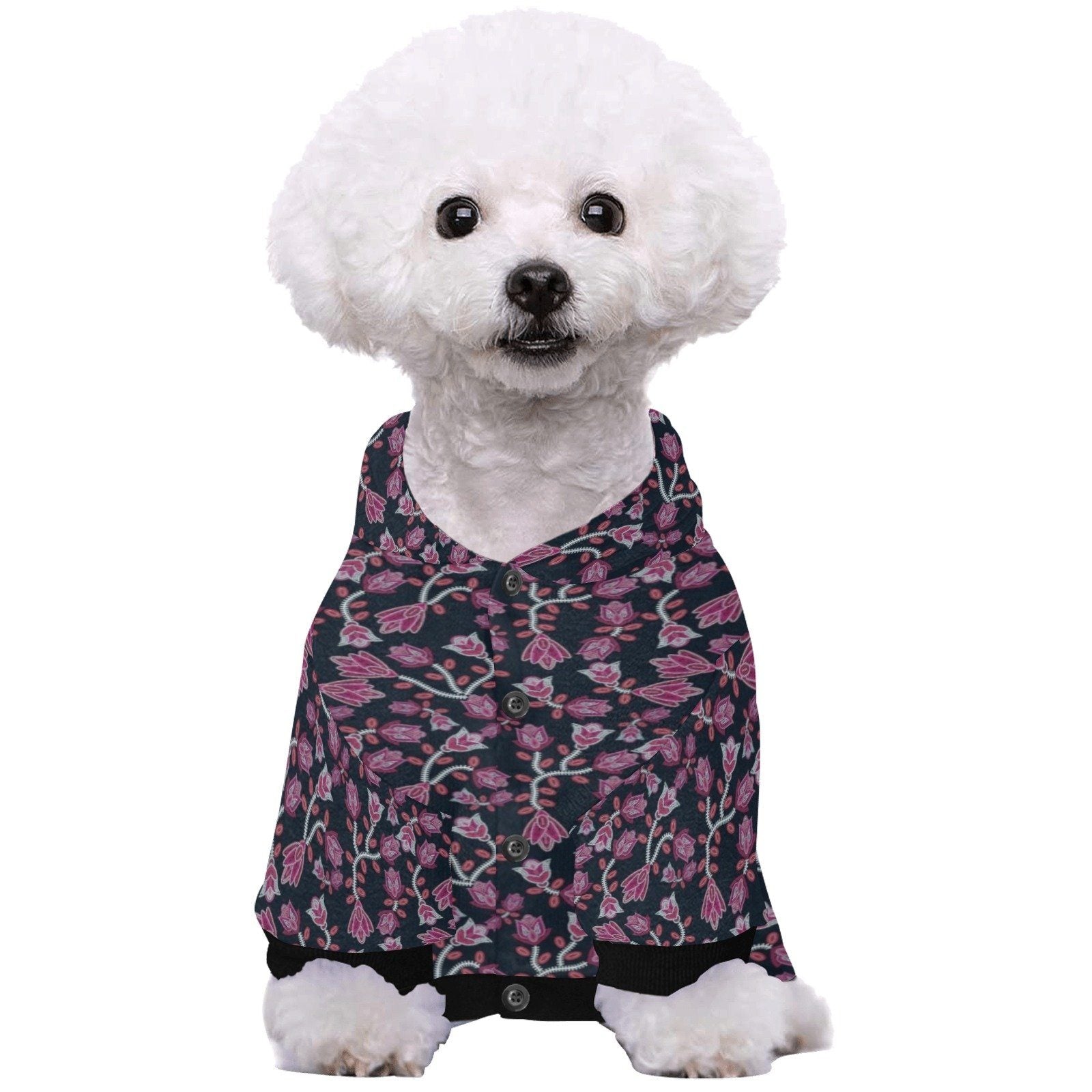 Beaded Pink Pet Dog Hoodie Pet Dog Hoodie e-joyer