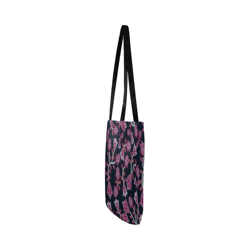 Beaded Pink Reusable Shopping Bag Model 1660 (Two sides) Shopping Tote Bag (1660) e-joyer