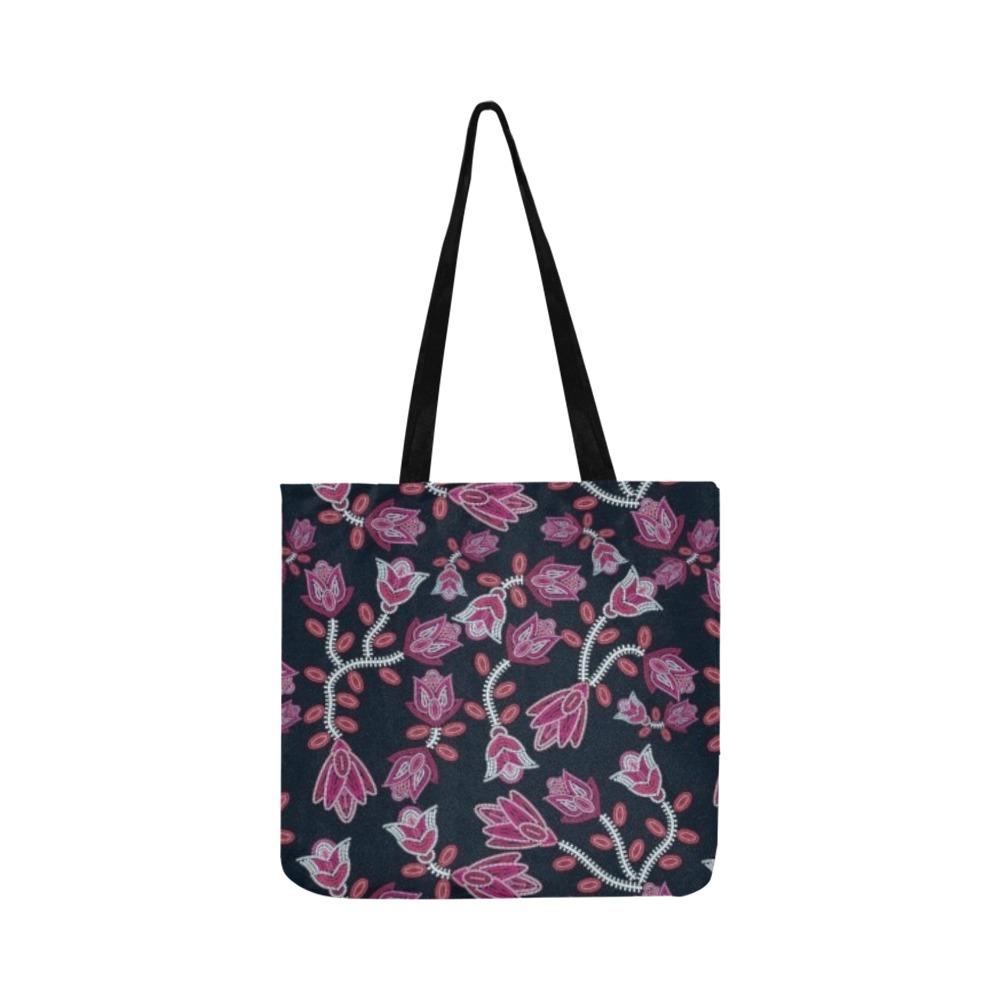 Beaded Pink Reusable Shopping Bag Model 1660 (Two sides) Shopping Tote Bag (1660) e-joyer