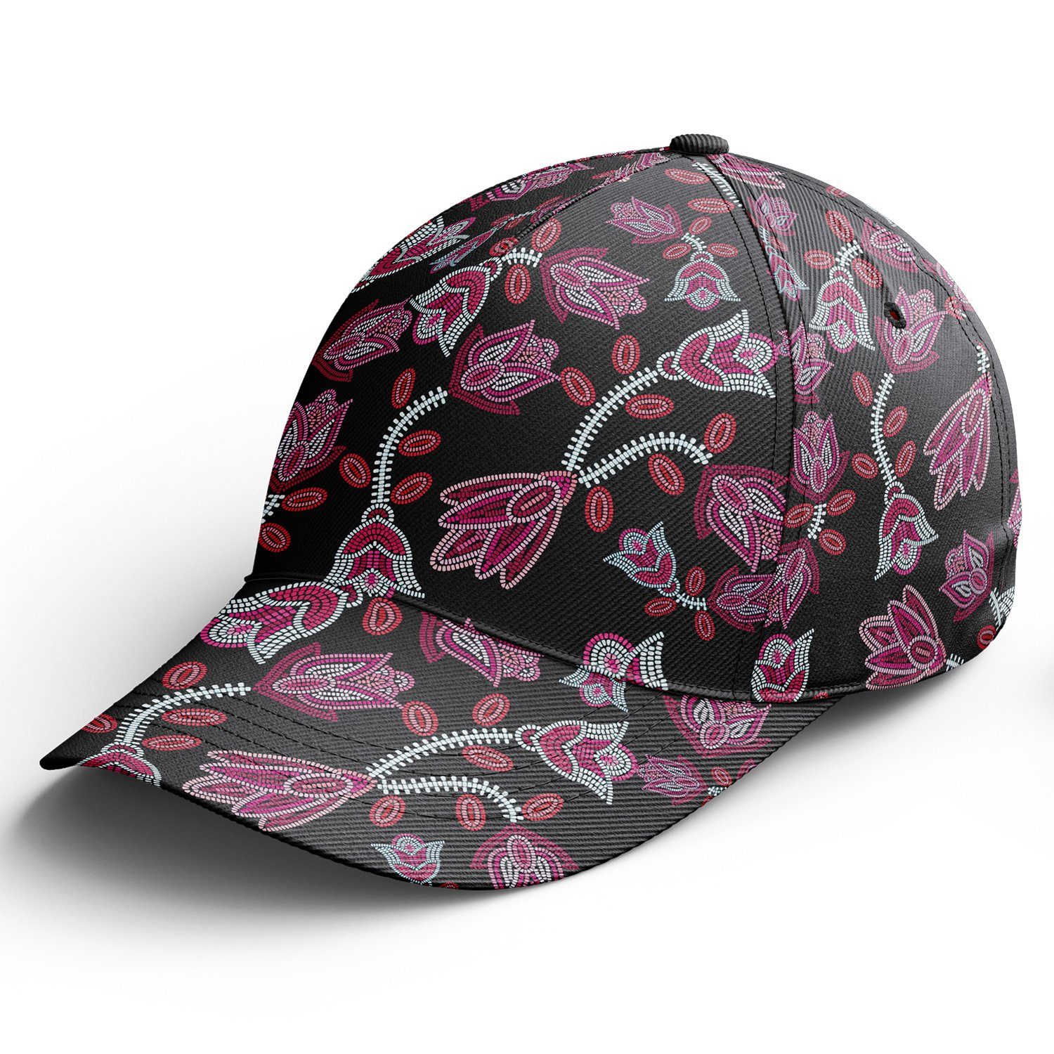 Beaded-Pink Snapback Hat hat Herman