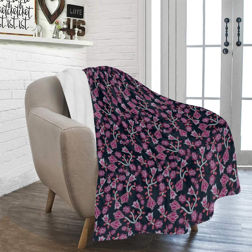 Beaded Pink Ultra-Soft Micro Fleece Blanket 50"x60" Ultra-Soft Blanket 50''x60'' e-joyer 