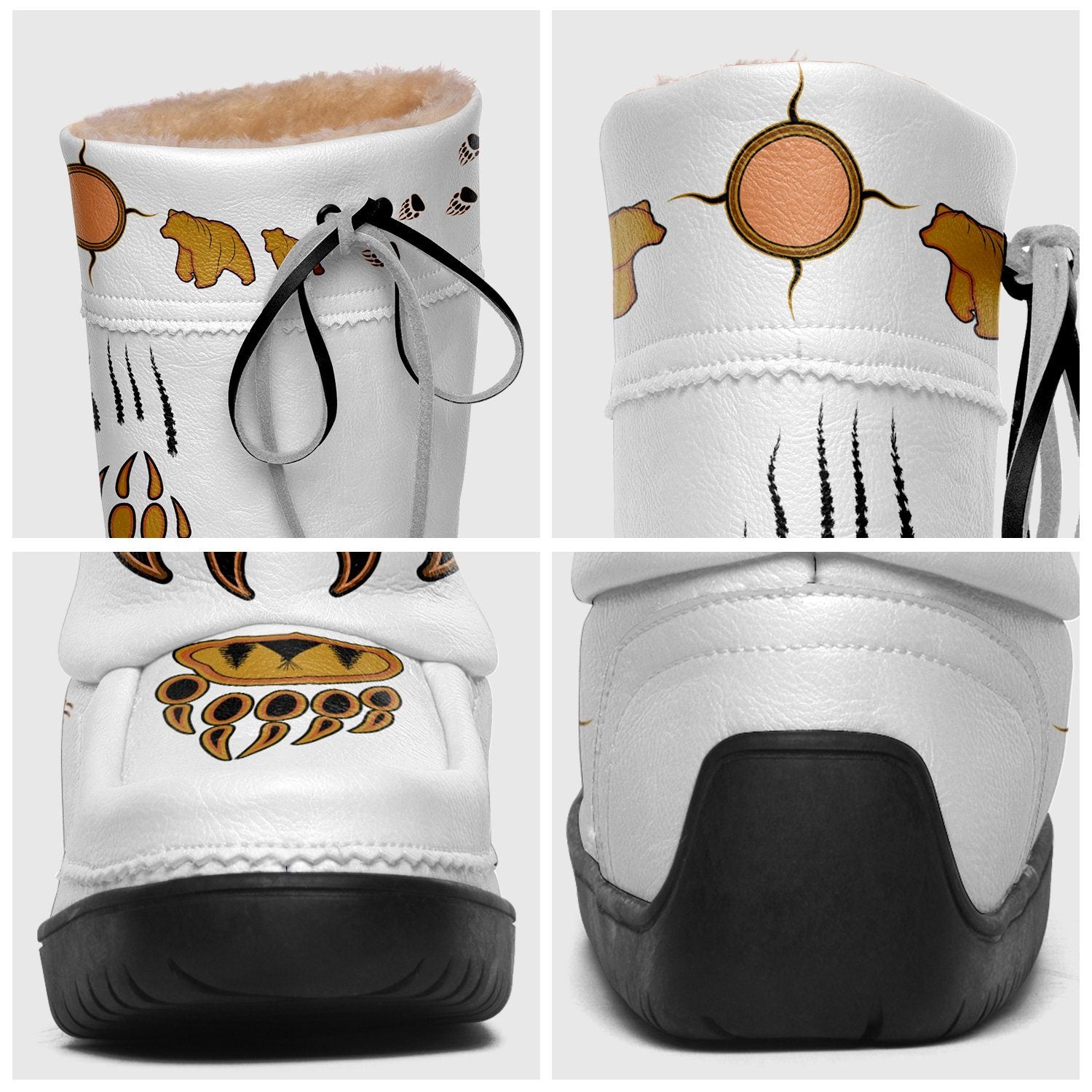 Bear Paw Tan Real Leather MoccaLux 49 Dzine